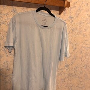 Men's Sky Blue Crew Neck T-Shirt